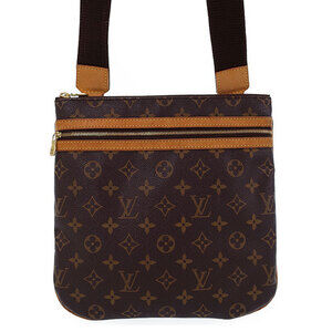 Louis Vuitton Monogram Leather Brown Pochette Bosphore Shoulder Bag